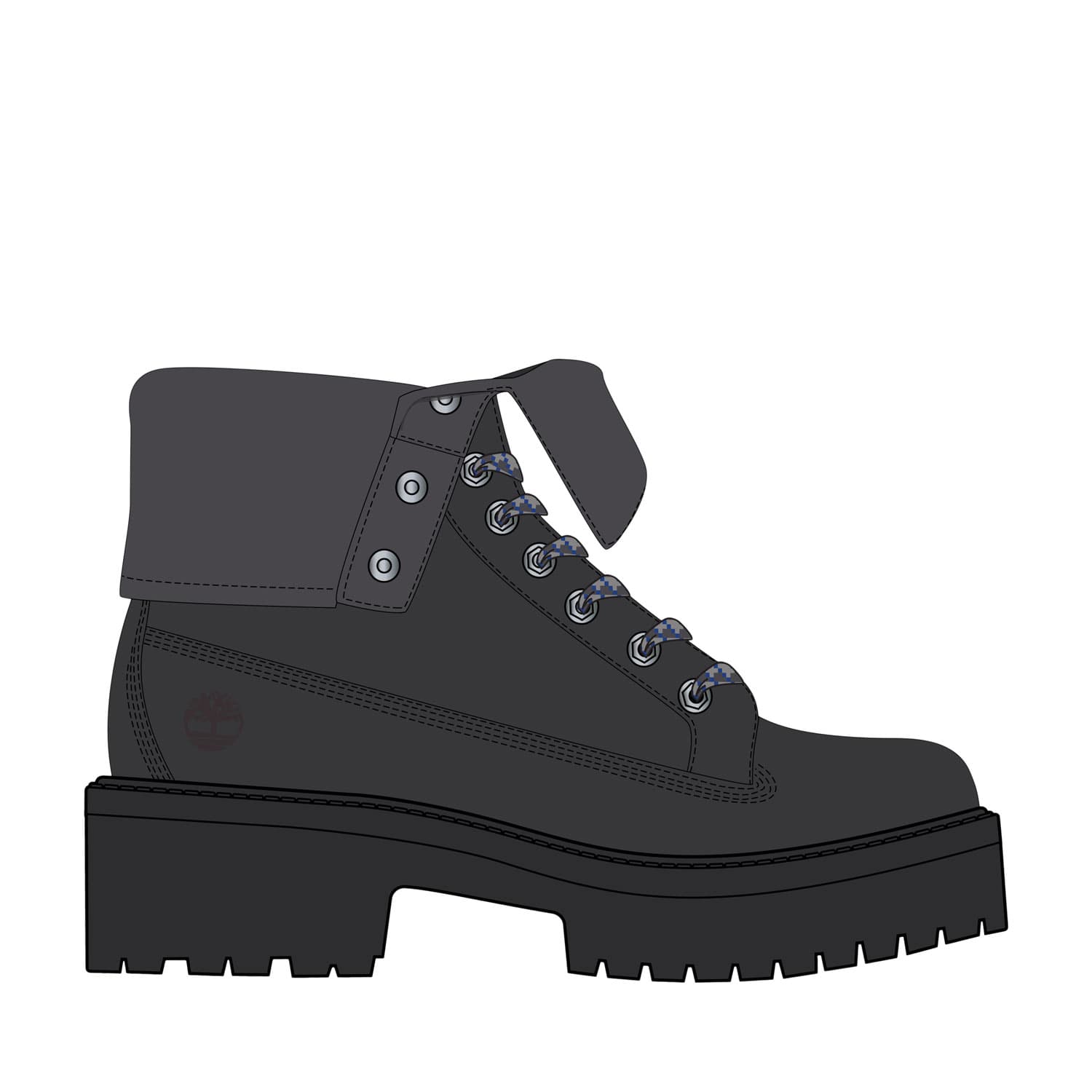 Stone Street mid lace up BOOT
