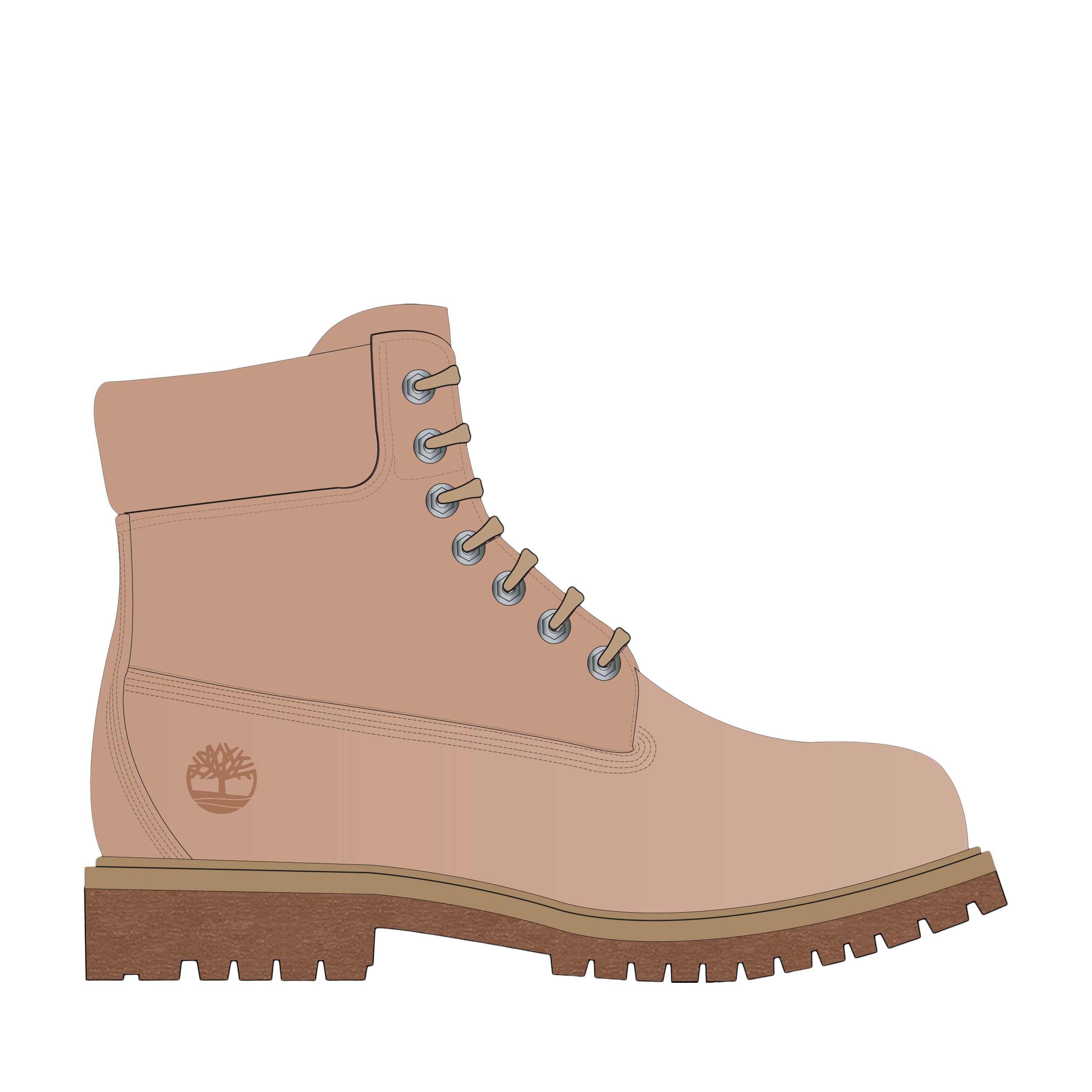 timberland premium 6 INCH LACE UP BOOT
