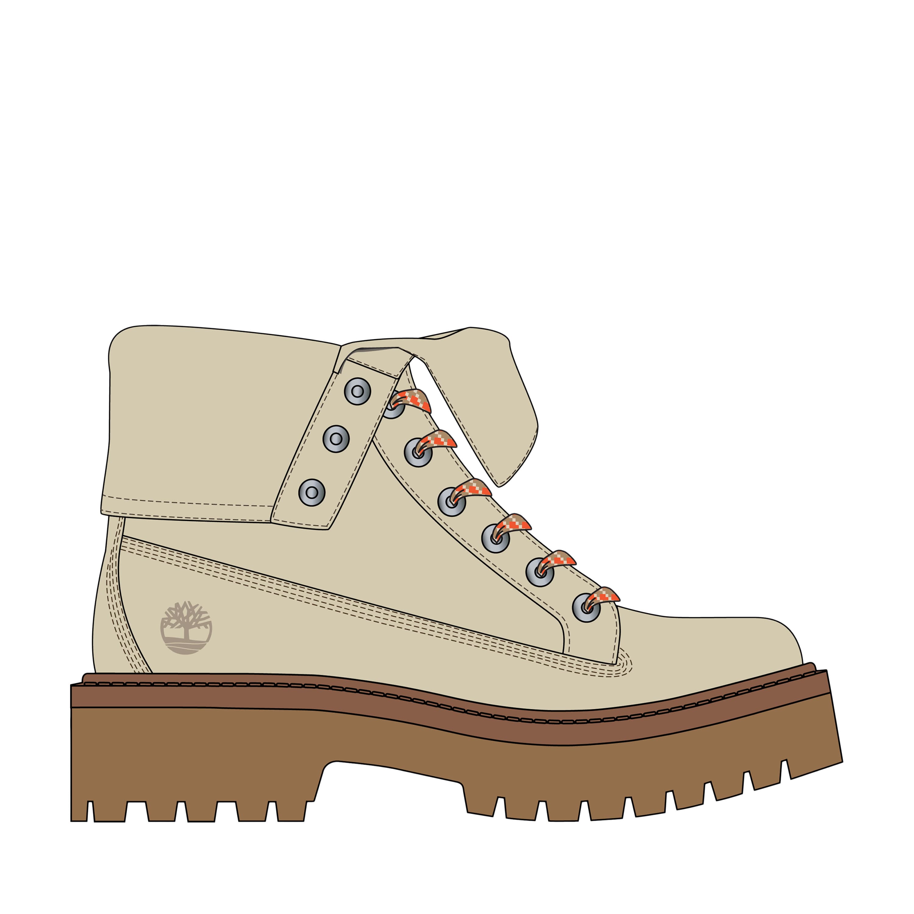 Stone Street mid lace up BOOT