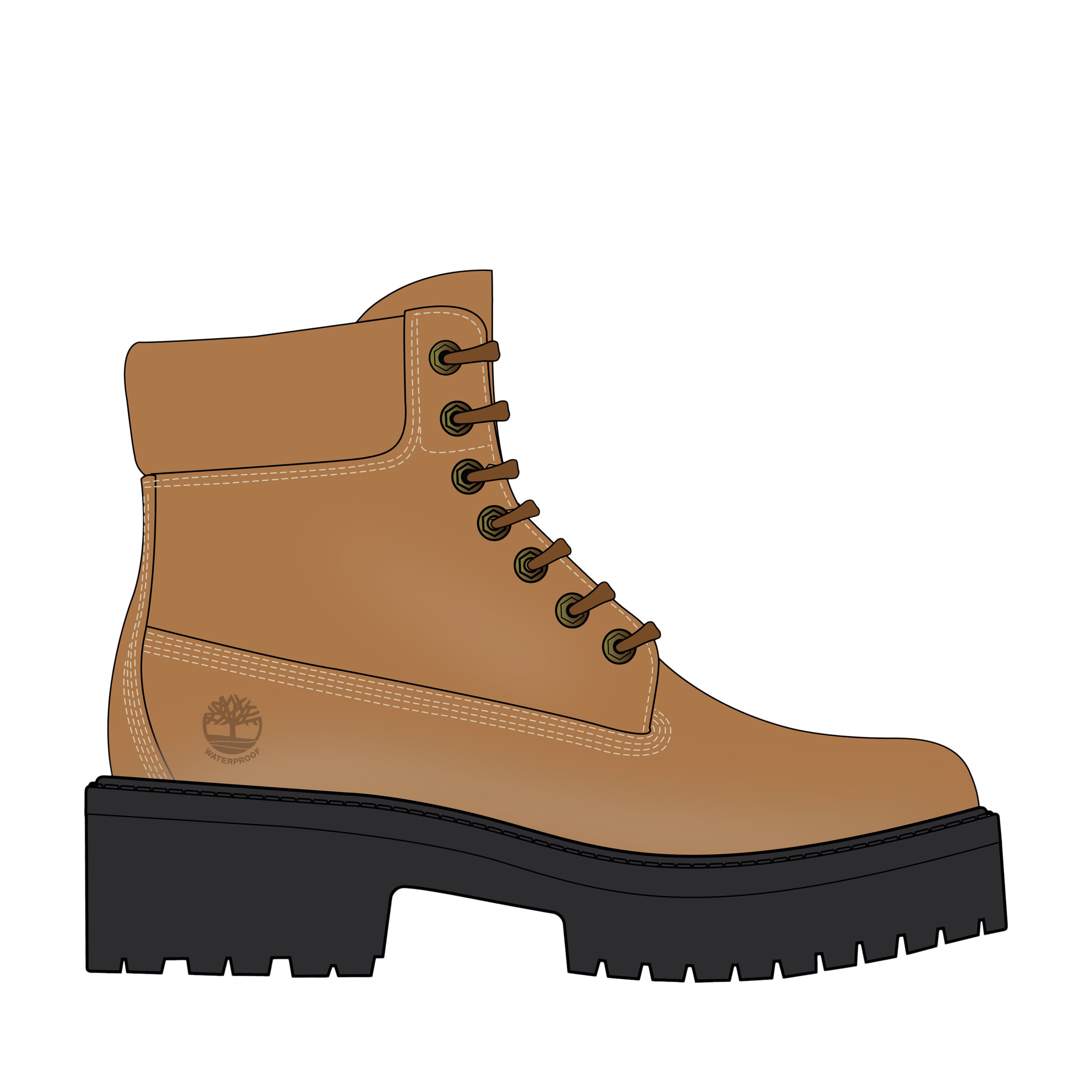 Stone Street 6 INCH LACE UP  WATERPROOF BOOT