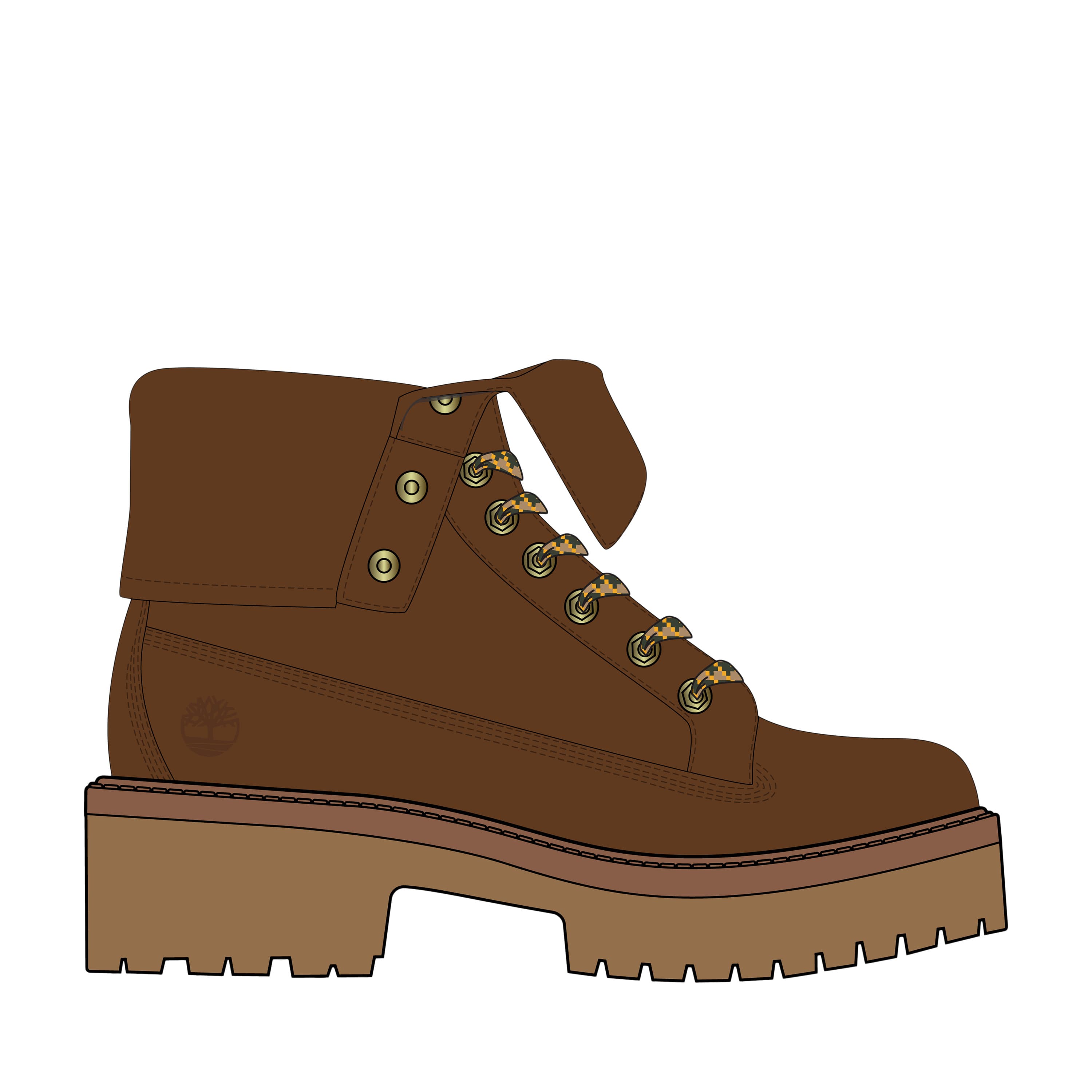 Stone Street mid lace up BOOT