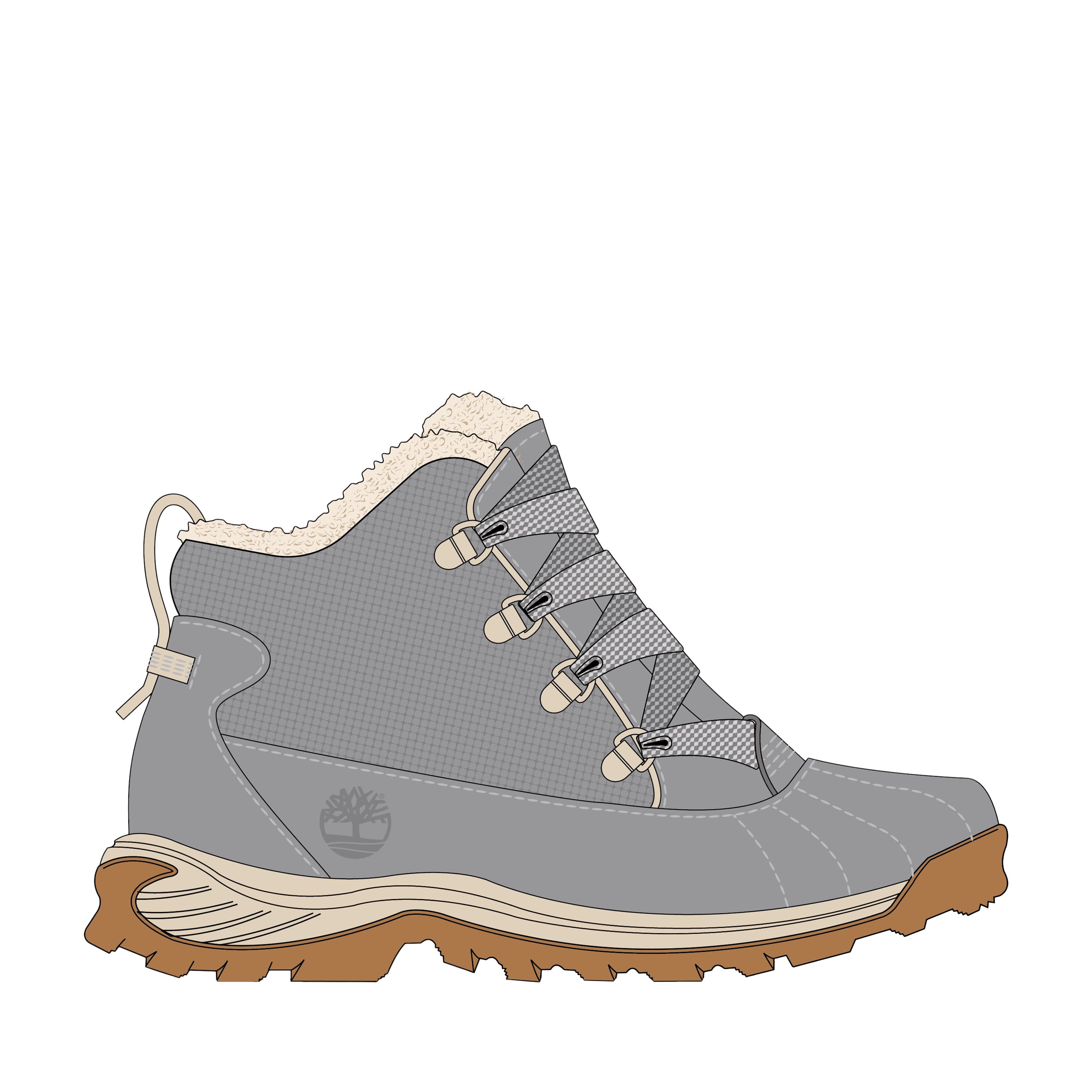 White Ledge MID LACE UP WATERPROOF SNOW BOOT
